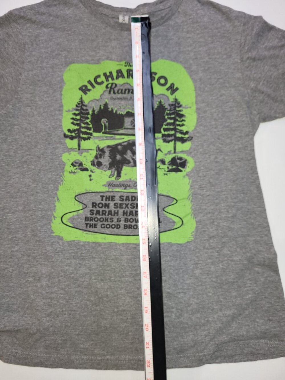 MillTex Richardson Ramble 2023 Hastings Ontario Concert T-Shirt Men's Medium - Picture 9 of 11